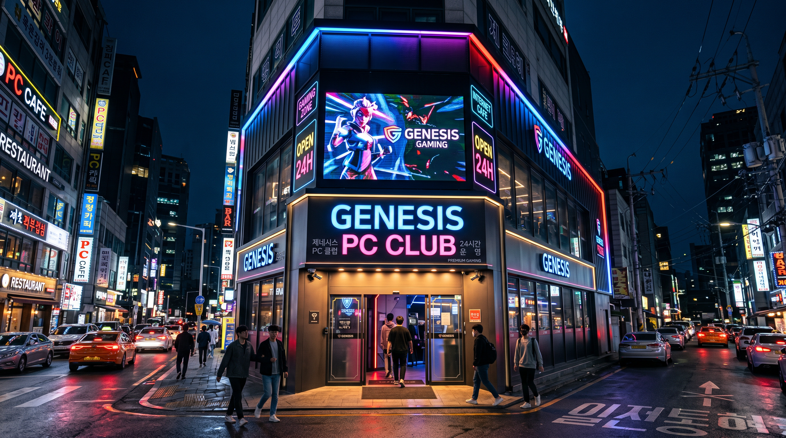 Perqeli Games Club Exterior — Seoul